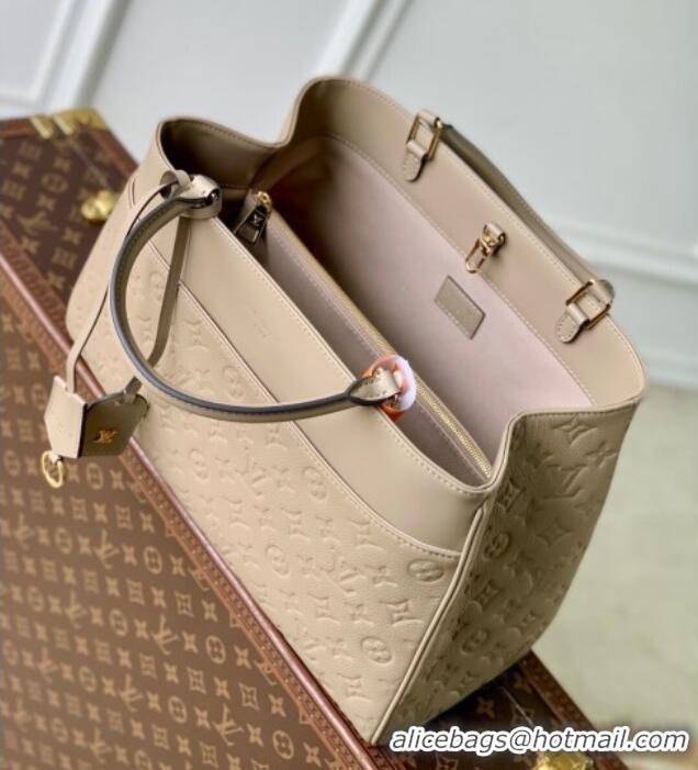 Top Quality Louis Vuitton Avenue MM Tote Bag in Monogram Leather M25575 Beige 2025