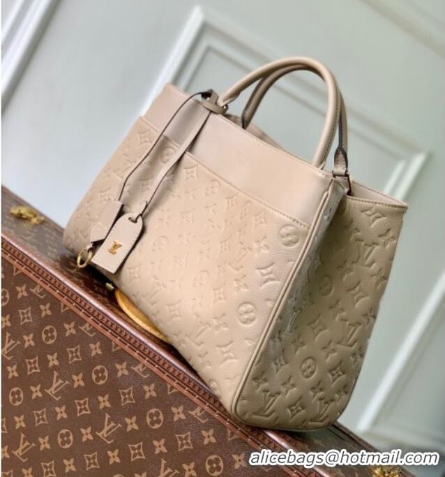 Top Quality Louis Vuitton Avenue MM Tote Bag in Monogram Leather M25575 Beige 2025