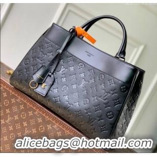 Best Price Louis Vuitton Avenue MM Tote Bag in Monogram Leather M25575 Black 2025
