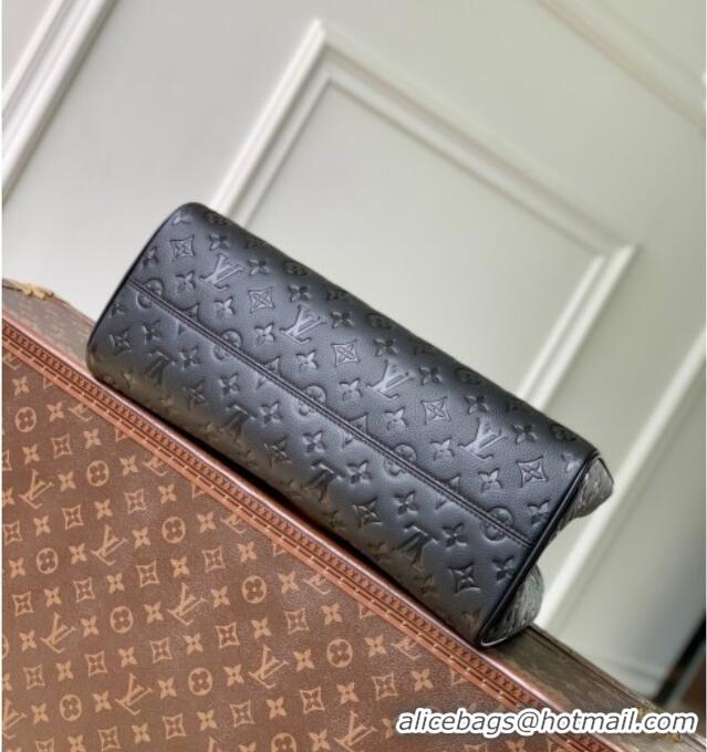 Best Price Louis Vuitton Avenue MM Tote Bag in Monogram Leather M25575 Black 2025