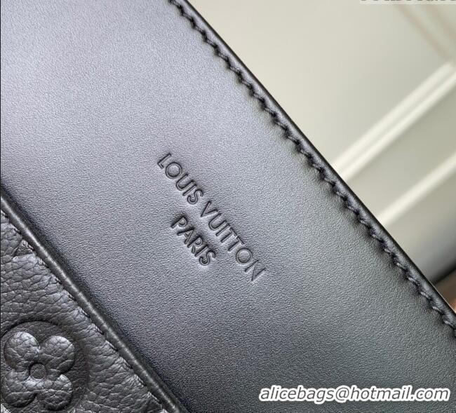 Best Price Louis Vuitton Avenue MM Tote Bag in Monogram Leather M25575 Black 2025