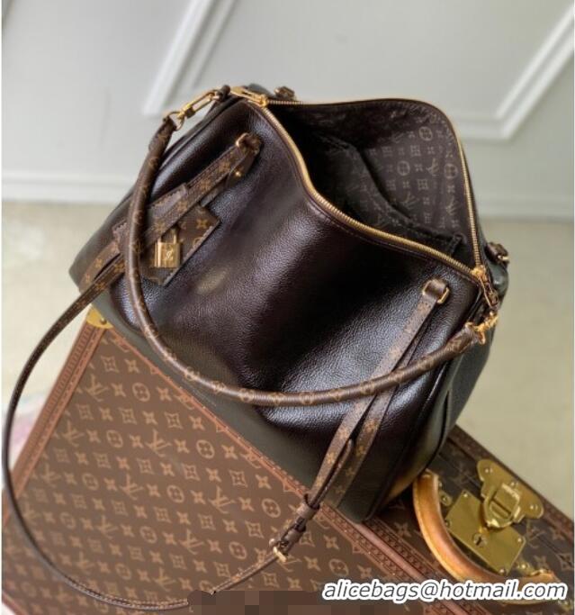 Unique Discount Louis Vuitton Express MM bag in Calfskin leather M26359 Acajou Brown 2025