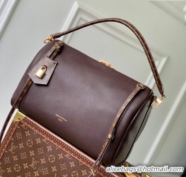 Top Design Louis Vuitton Express MM bag in Calfskin leather M26397 Acajou Brown 2025