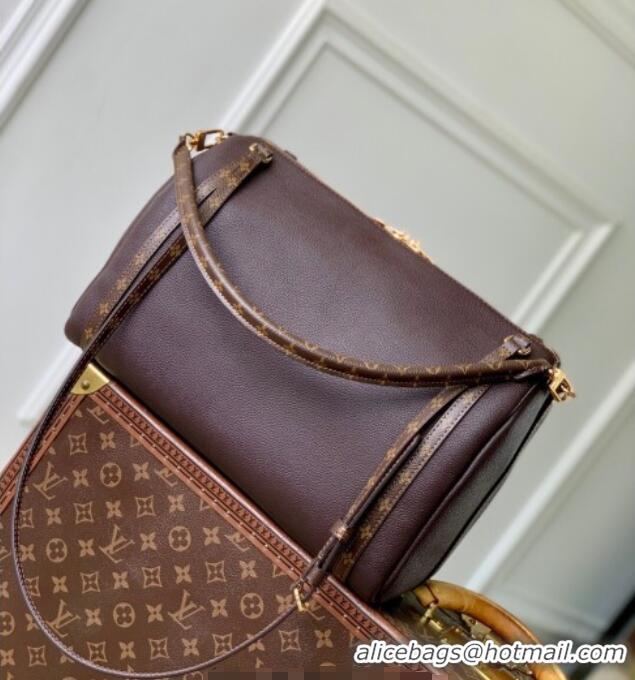 Top Design Louis Vuitton Express MM bag in Calfskin leather M26397 Acajou Brown 2025