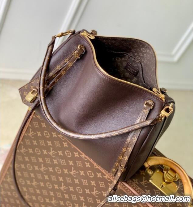 Top Design Louis Vuitton Express MM bag in Calfskin leather M26397 Acajou Brown 2025