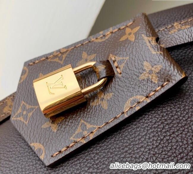 Top Design Louis Vuitton Express MM bag in Calfskin leather M26397 Acajou Brown 2025