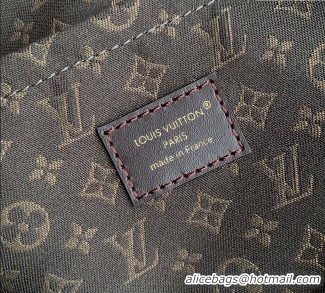 Most Popular Louis Vuitton Express MM bag in Suede M26358 Hazelnut Brown 2025