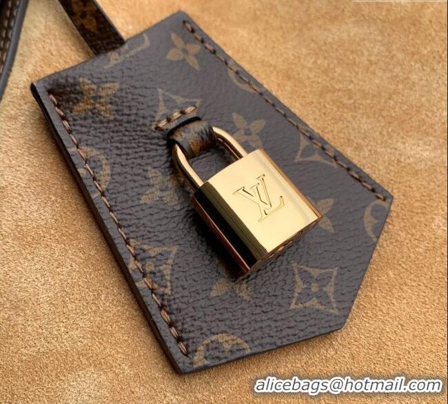 Most Popular Louis Vuitton Express MM bag in Suede M26358 Hazelnut Brown 2025