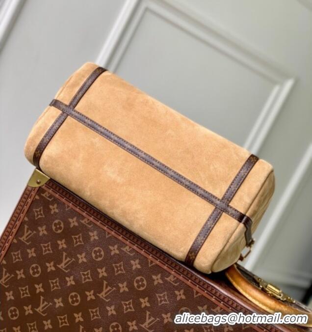 Most Popular Louis Vuitton Express MM bag in Suede M26358 Hazelnut Brown 2025