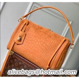 Well Crafted Louis Vuitton Express MM bag in Embossed Suede M26358 Yellow 2025