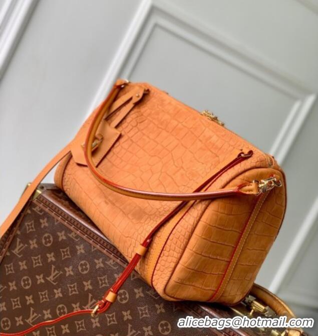 Well Crafted Louis Vuitton Express MM bag in Embossed Suede M26358 Yellow 2025
