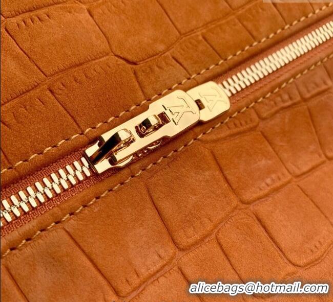 Well Crafted Louis Vuitton Express MM bag in Embossed Suede M26358 Yellow 2025