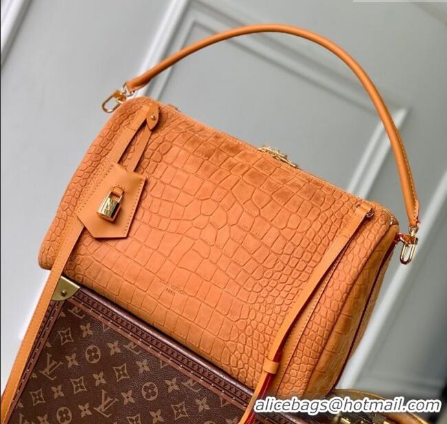 Well Crafted Louis Vuitton Express MM bag in Embossed Suede M26358 Yellow 2025