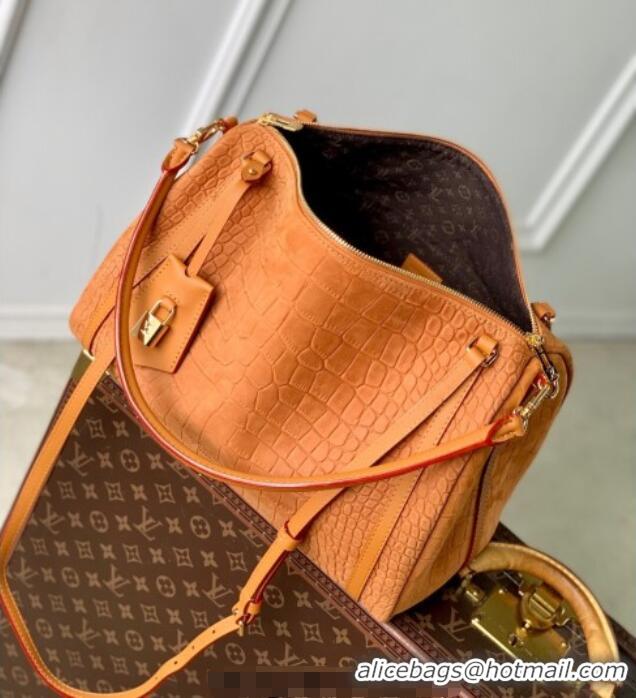 Well Crafted Louis Vuitton Express MM bag in Embossed Suede M26358 Yellow 2025