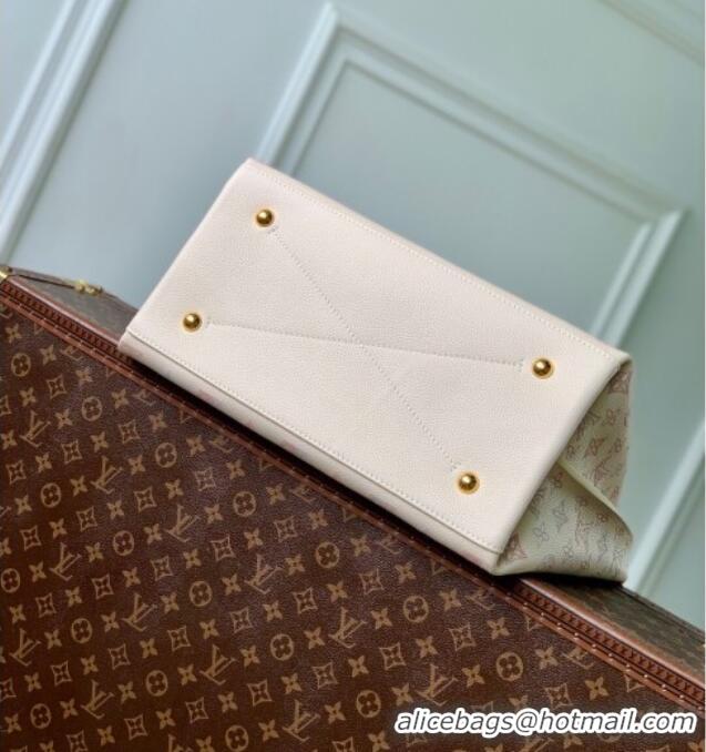 Best Price Louis Vuitton Carmel Hobo Bag in Mahina Perforated Calfskin M25894 Dream Cream 2025