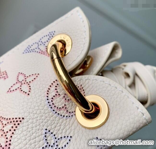 Best Price Louis Vuitton Carmel Hobo Bag in Mahina Perforated Calfskin M25894 Dream Cream 2025