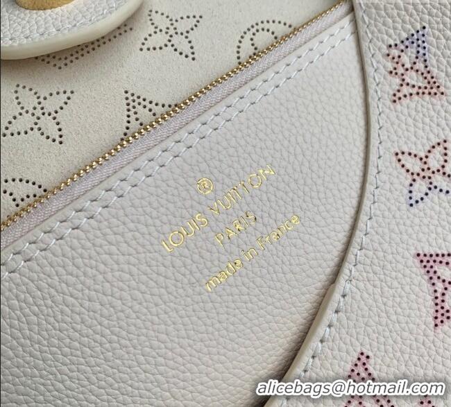 Best Price Louis Vuitton Carmel Hobo Bag in Mahina Perforated Calfskin M25894 Dream Cream 2025