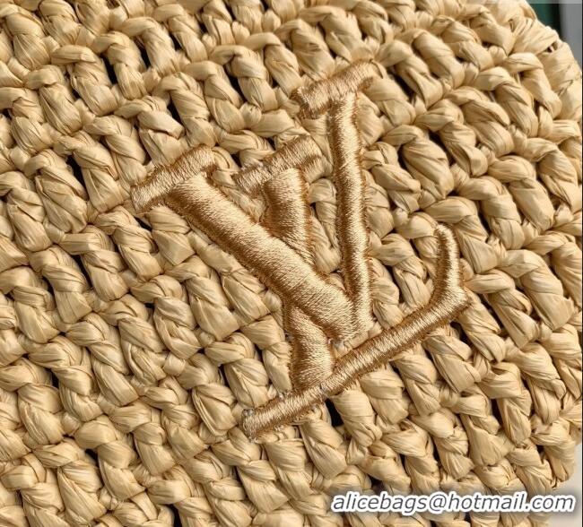 Top Design Louis Vuitton Speedy 30 Bandouliere Bag in Raffia Straw M14457 Beige 2025