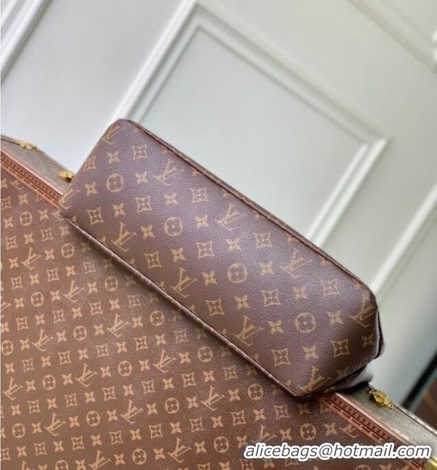 Famous Brand Louis Vuitton Mens Shopper Tote MM bag in Monogram Leather M13928 Brown 2025