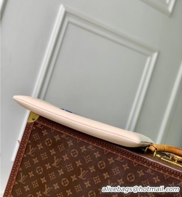 Good Quality Louis Vuitton Dust Bag Tote in Ecru White Nubuck Leather M15235 2025