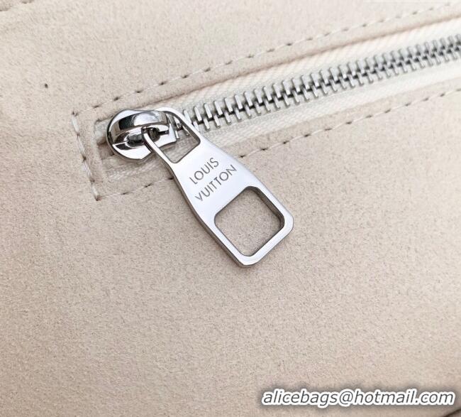 Good Quality Louis Vuitton Dust Bag Tote in Ecru White Nubuck Leather M15235 2025