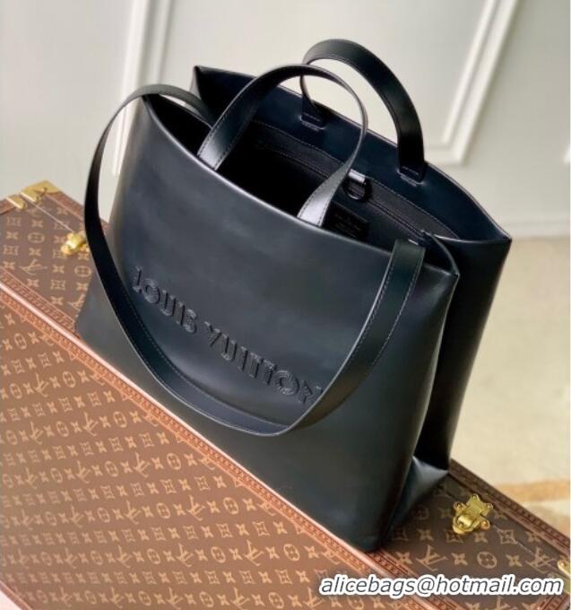 Big Discount Louis Vuitton Shopper Tote MM bag in Ultra Leather M13979 Black 2025