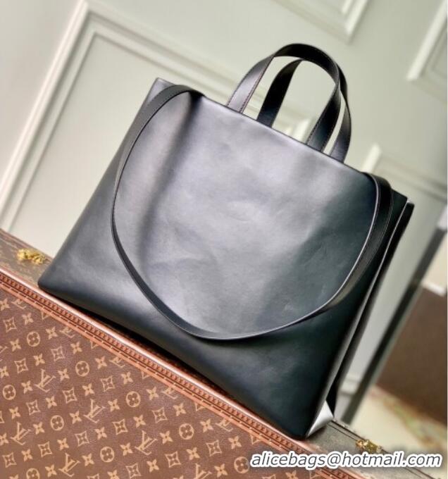 Big Discount Louis Vuitton Shopper Tote MM bag in Ultra Leather M13979 Black 2025