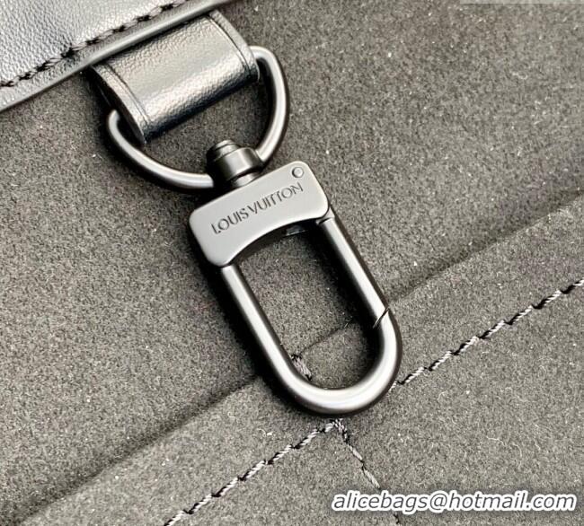 Big Discount Louis Vuitton Shopper Tote MM bag in Ultra Leather M13979 Black 2025