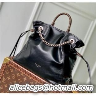 Reasonable Price Louis Vuitton Off Duty Backpack Vibe Bag in Black Lamb leather M25522 2025