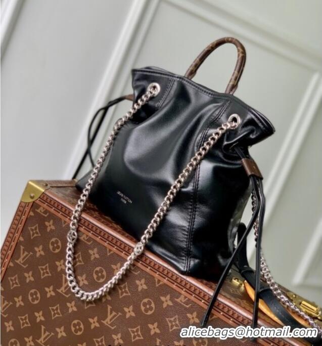 Reasonable Price Louis Vuitton Off Duty Backpack Vibe Bag in Black Lamb leather M25522 2025