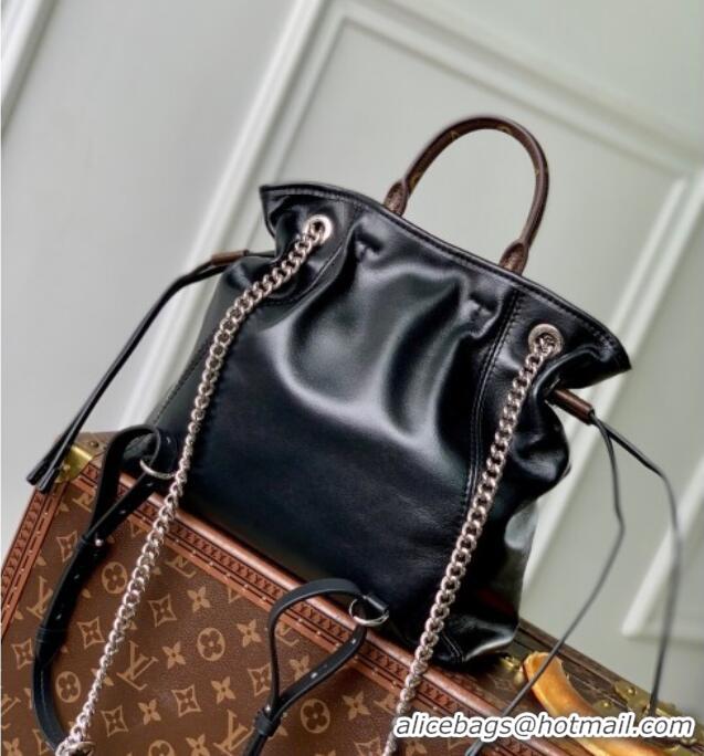 Reasonable Price Louis Vuitton Off Duty Backpack Vibe Bag in Black Lamb leather M25522 2025