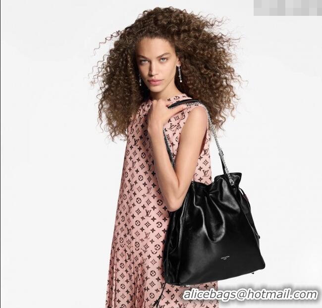 Reasonable Price Louis Vuitton Off Duty Backpack Vibe Bag in Black Lamb leather M25522 2025