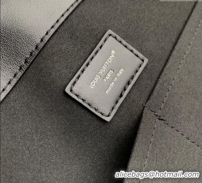 Top Quality Louis Vuitton Off Duty Vibe Medium Bucket Bag in Black Lamb leather M25545 2025