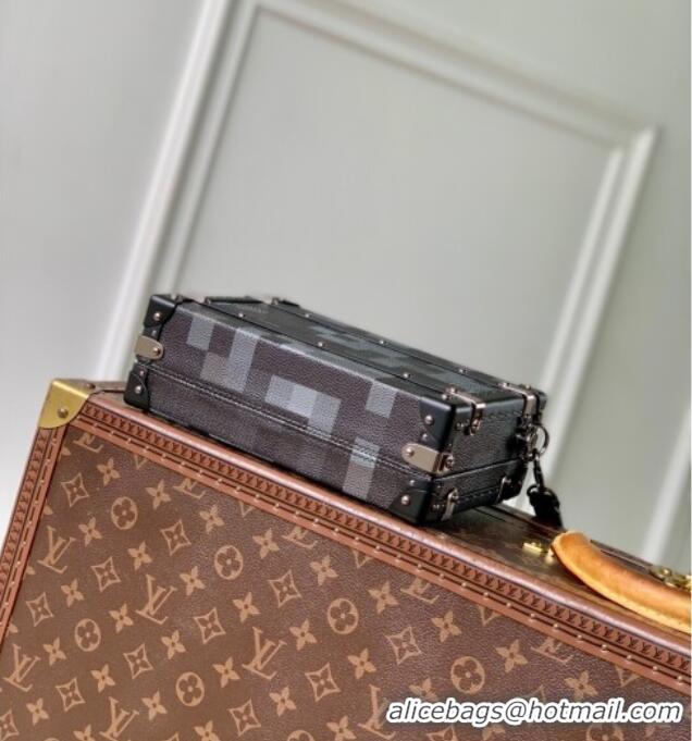 Buy Discount Louis Vuitton Mens Handle Trunk Bag in Damoflage Black Canvas N00059 2025