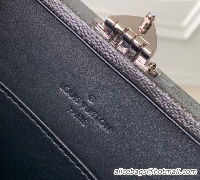 Buy Discount Louis Vuitton Mens Handle Trunk Bag in Damoflage Black Canvas N00059 2025