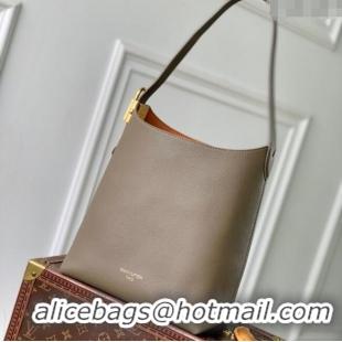 Spot Bulk Louis Vuitton Low Key Hobo PM bag in Calfskin M15205 Smoke Grey 2025