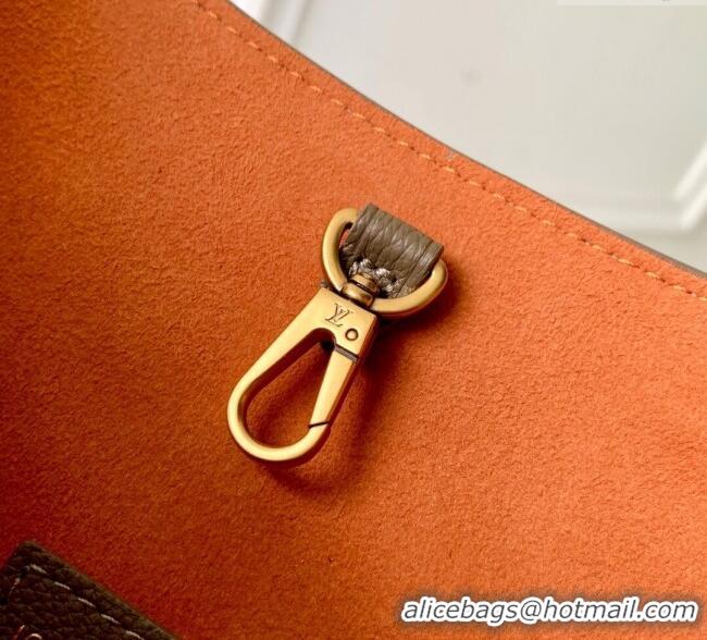 Spot Bulk Louis Vuitton Low Key Hobo PM bag in Calfskin M15205 Smoke Grey 2025