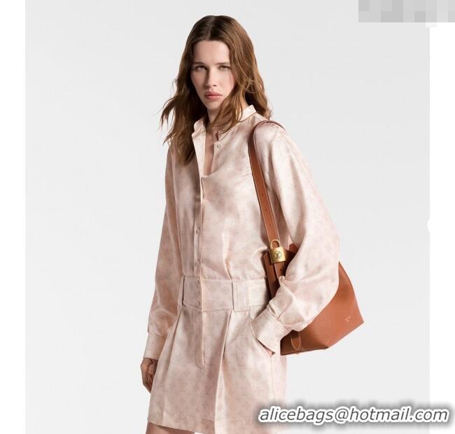 Spot Bulk Louis Vuitton Low Key Hobo PM bag in Calfskin M15205 Smoke Grey 2025