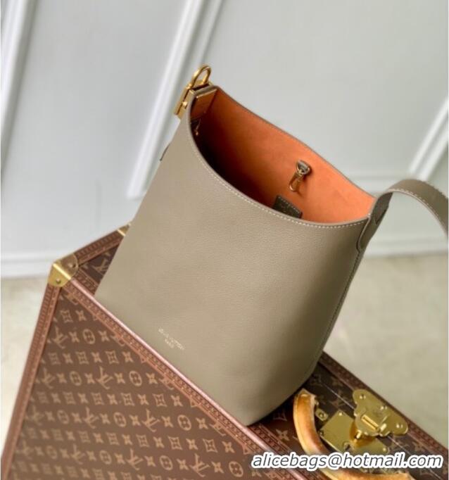 Spot Bulk Louis Vuitton Low Key Hobo PM bag in Calfskin M15205 Smoke Grey 2025
