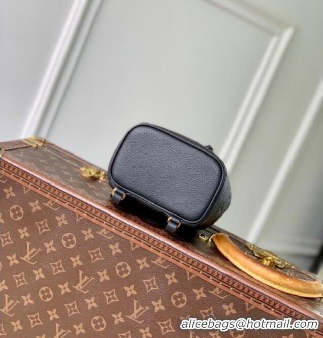 Spot Bulk Louis Vuitton Nano Noe Backpack Bag in Embossed Grained Leather M14549 Black 2025