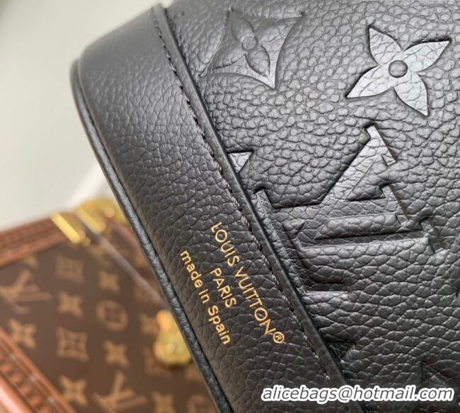 Spot Bulk Louis Vuitton Nano Noe Backpack Bag in Embossed Grained Leather M14549 Black 2025