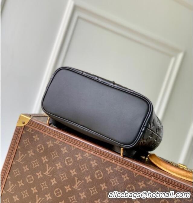 New Fashion Louis Vuitton Coussin Backpack MM Bag in Calf leather M25508 Black 2025