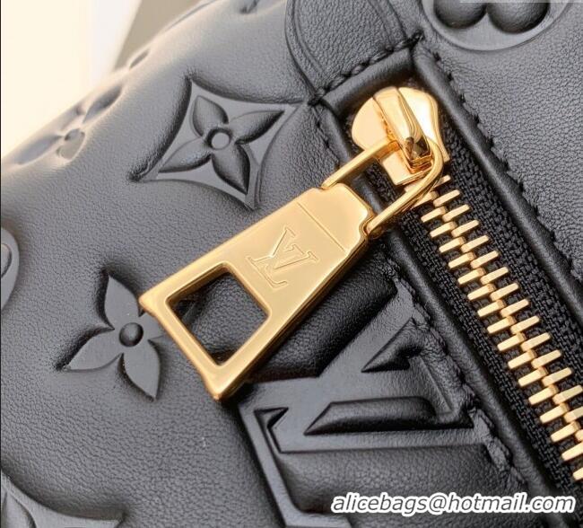 New Fashion Louis Vuitton Coussin Backpack MM Bag in Calf leather M25508 Black 2025