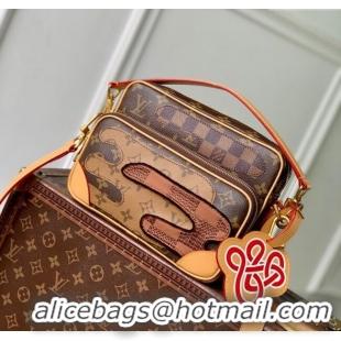 Spot Bulk Louis Vuitton Mens Nil cross-body bag in Brown Monogram Landscape Canvas M26068 2025