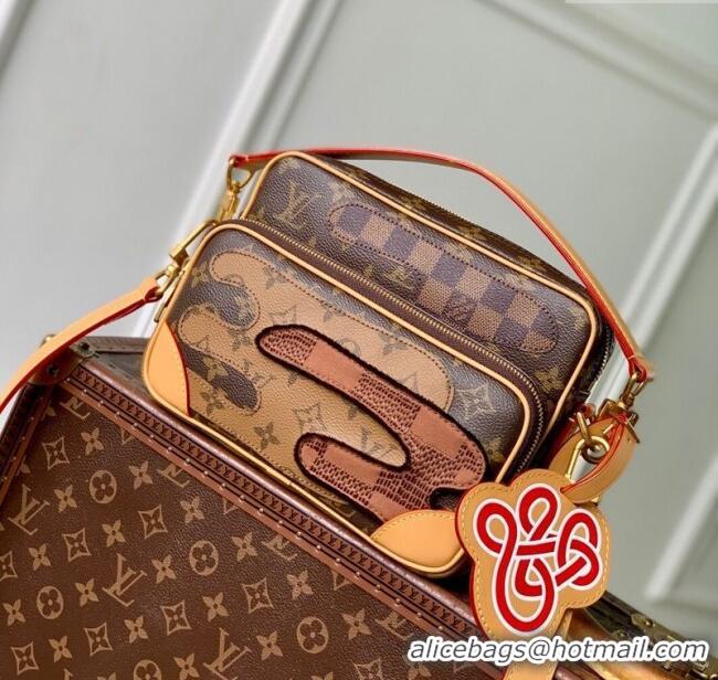 Spot Bulk Louis Vuitton Mens Nil cross-body bag in Brown Monogram Landscape Canvas M26068 2025
