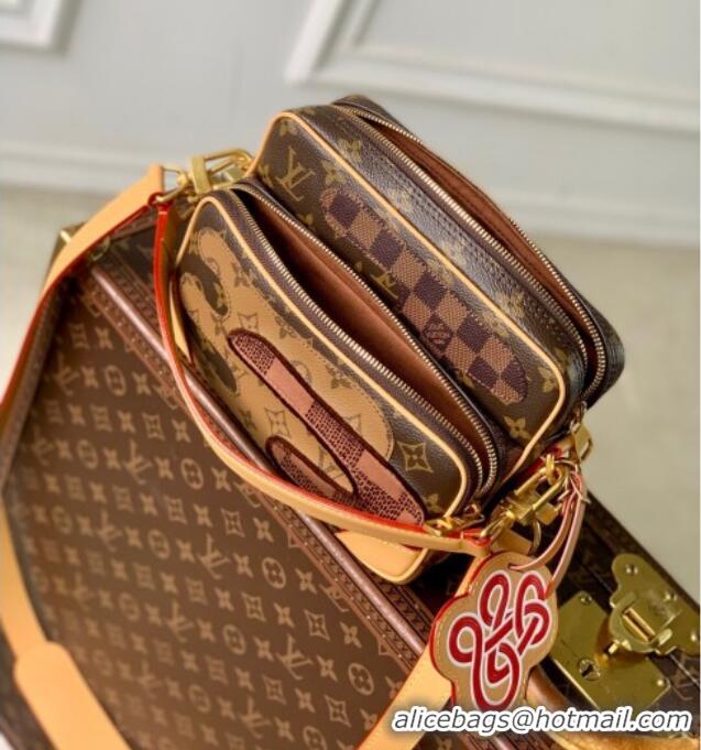 Spot Bulk Louis Vuitton Mens Nil cross-body bag in Brown Monogram Landscape Canvas M26068 2025