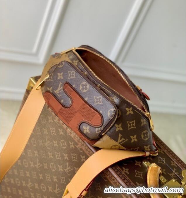 Market Sells Louis Vuitton Mens Rush Bumbag bag in Brown Monogram Landscape Canvas M15271 2025