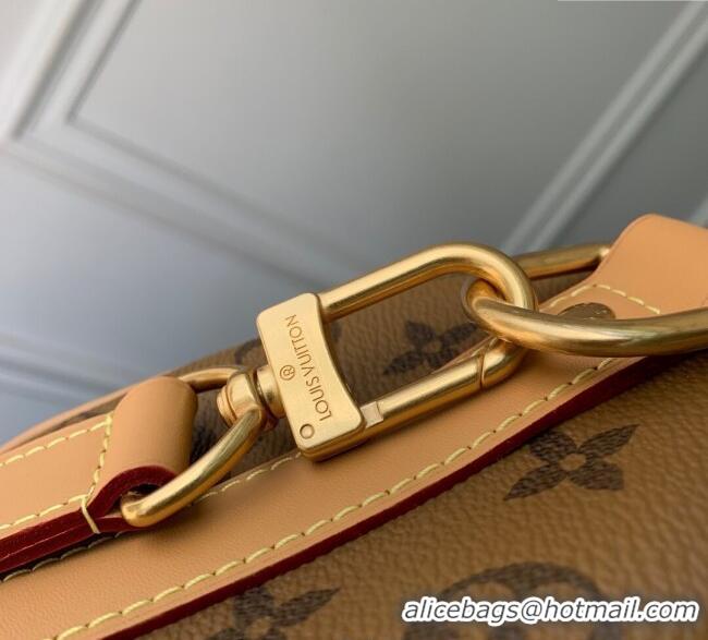 Buy Classic Louis Vuitton Mens Keepall Bandouliere 25 bag in Brown Monogram Landscape Canvas M15428 2025