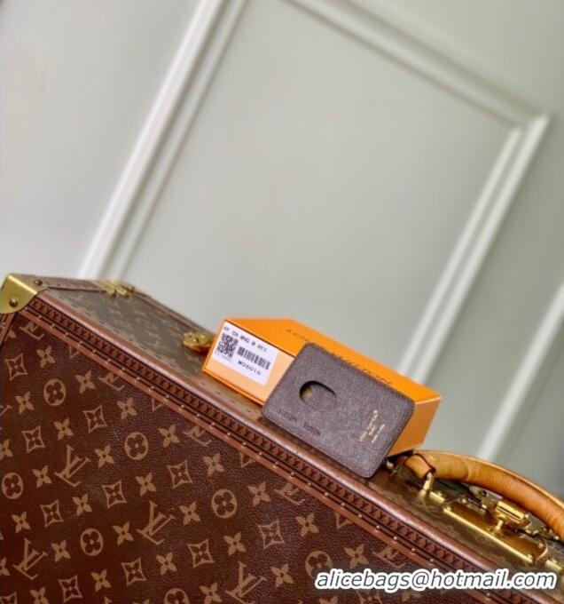 New Product Louis Vuitton Mens Magnetic Card Holder in Brown Monogram Landscape Canvas M26016 2025
