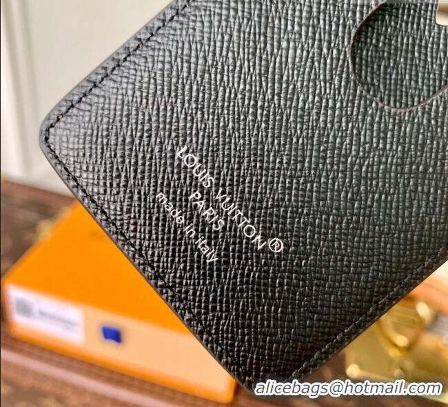 Spot Bulk Louis Vuitton Mens Magnetic Card Holder in Monogram Reverse Canvas M25654 2025